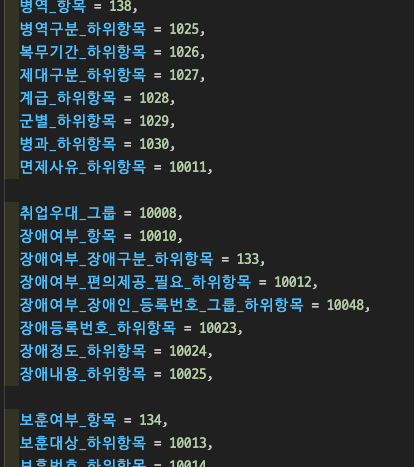 Record의 key도 한글