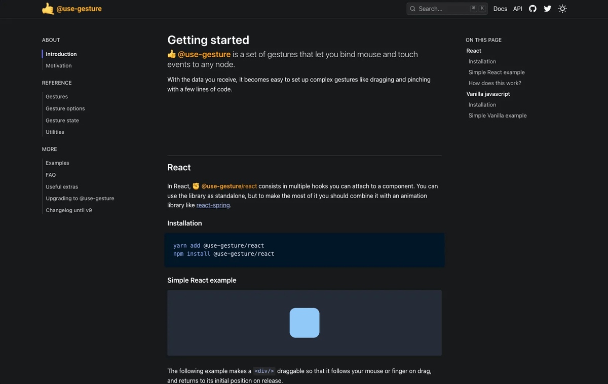 use-gesture/react