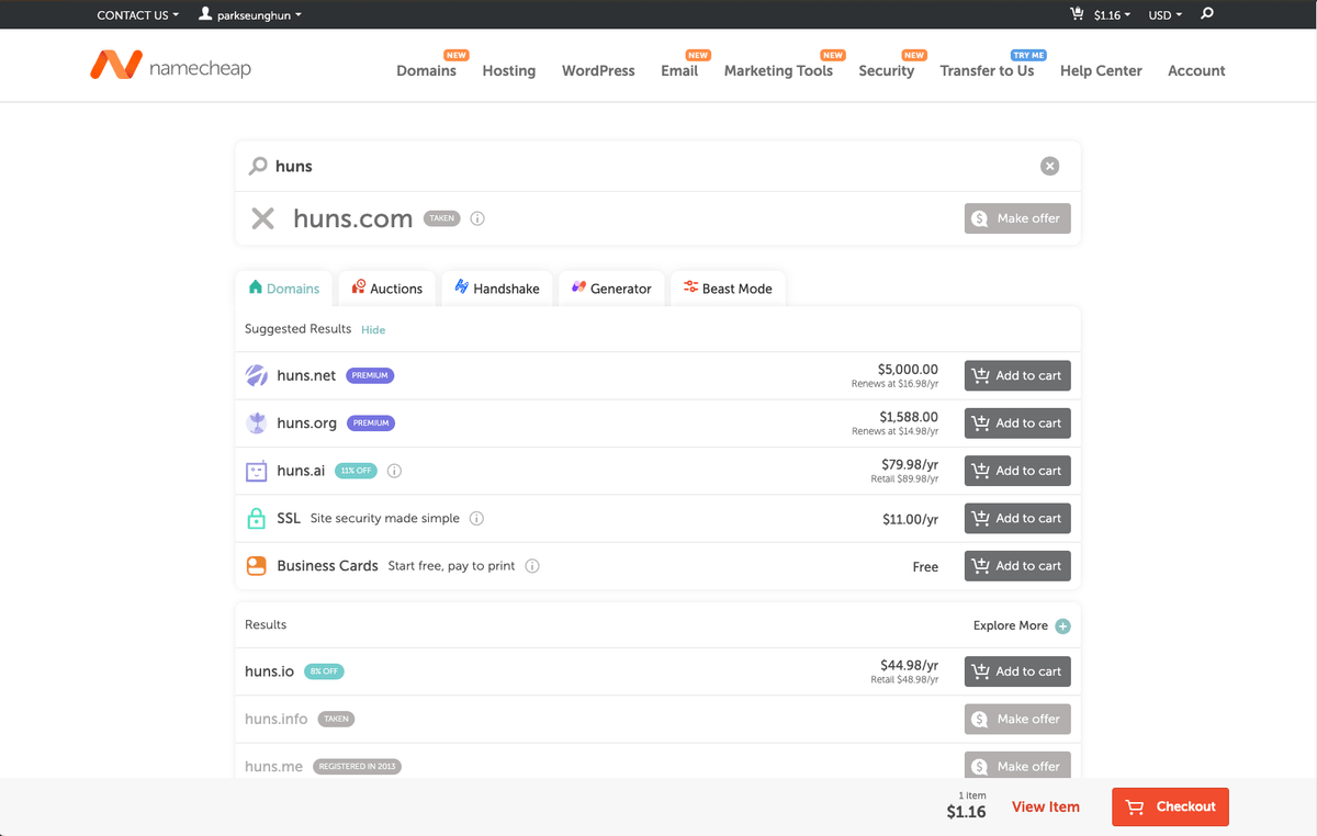 Namecheap