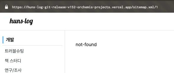 Sitemap path error