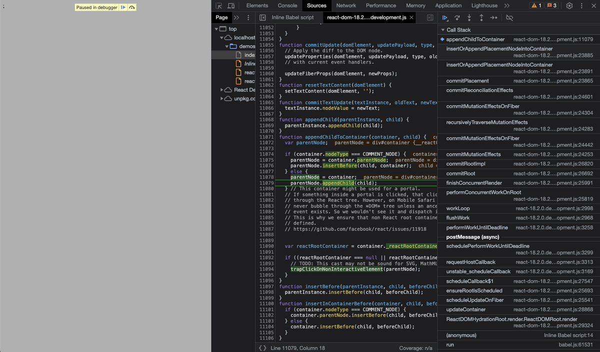 dom debugging