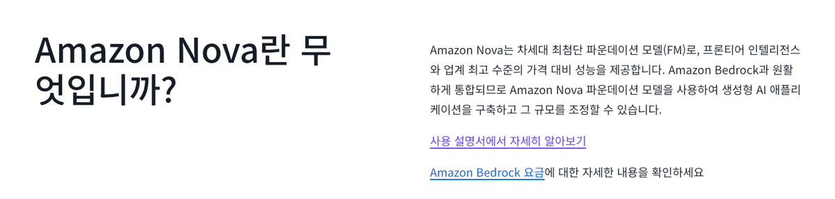 Amazon Nova