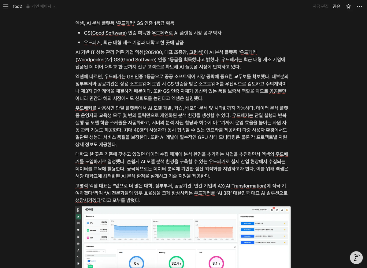 notion page