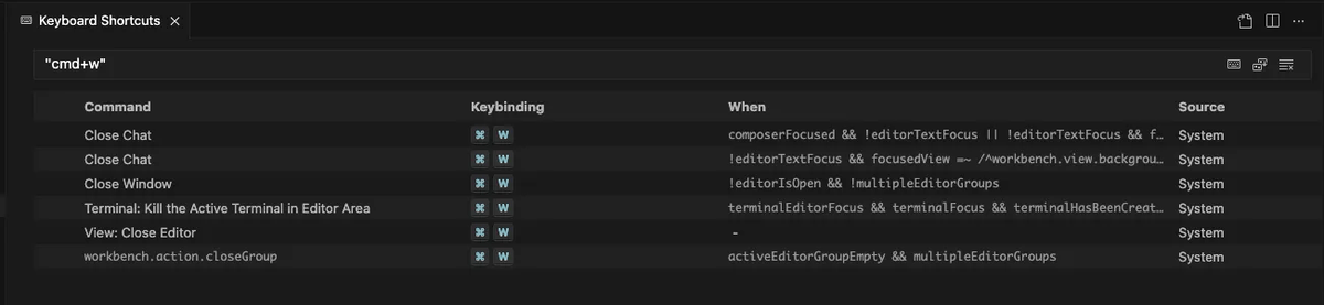 Keyboard Shortcuts